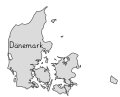 Umrisskarte Dänemark