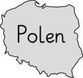 Umrisskarte Polen