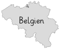 Umrisskarte Belgien
