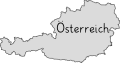 Umrisskarte Österreich