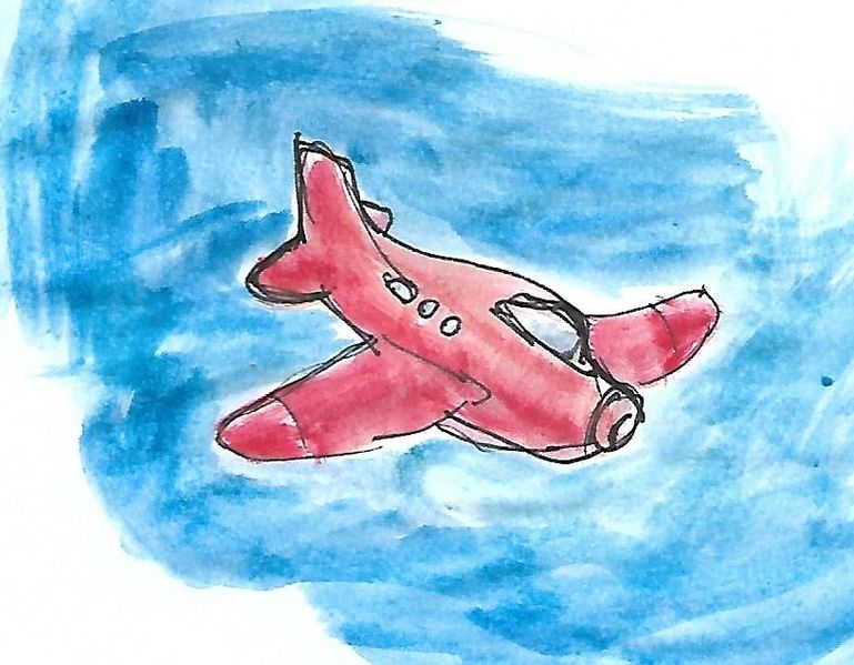 Datei:Kleines rotes Flugzeug.jpg